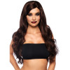 Парик длинный каштановый Leg Avenue Long Wavy Wig, 68.5 см, фото №2 — секс шоп Украина, NO TABOO