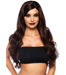 Парик длинный каштановый Leg Avenue Long Wavy Wig, 68.5 см - No Taboo