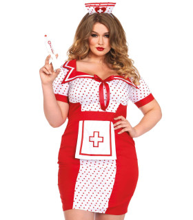 Костюм медсестры Leg Avenue Costume Bedside Betty, размер XL/XXL - No Taboo