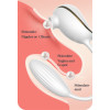 Виброяйцо с вакуумным стимулятором High End Suction Love Egg, розовое фото №10 — секс игрушки: Украина, NO TABOO