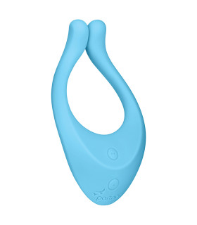Вибратор для пар Satisfyer Endless Love многофункциональный, голубой, 13 х 3.2 см - No Taboo