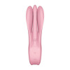 Гибкий вибратор для клитора Satisfyer Threesome 1 розовый, 14 х 3.7 см фото №3 — секс игрушки: Украина, NO TABOO