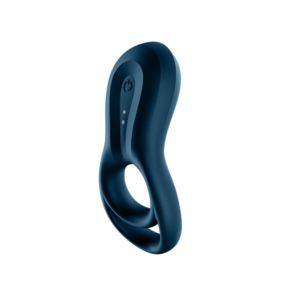 Эрекционное виброкольцо Satisfyer Epic Duo с приложением, синее, 11.1 х 4.9 см фото №0 — секс игрушки: Украина, NO TABOO