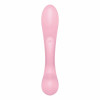 Вибратор-кролик Satisfyer Triple Oh двойной, розовый, 23.8 х 4.7 см фото №5 — секс игрушки: Украина, NO TABOO
