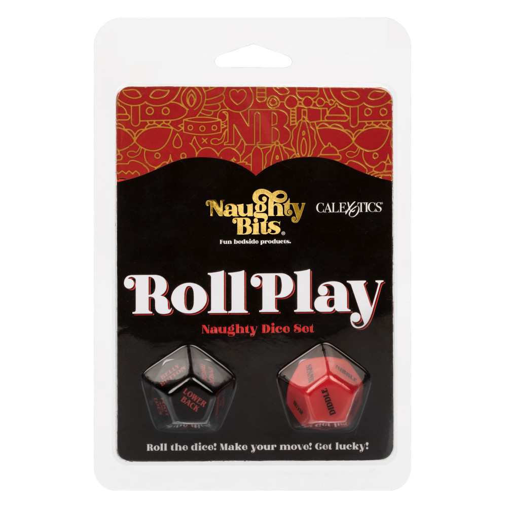 Игральные секс-кубики Roll Play - Naughty Dice Set, красно-черные, фото №2 — секс шоп Украина, NO TABOO