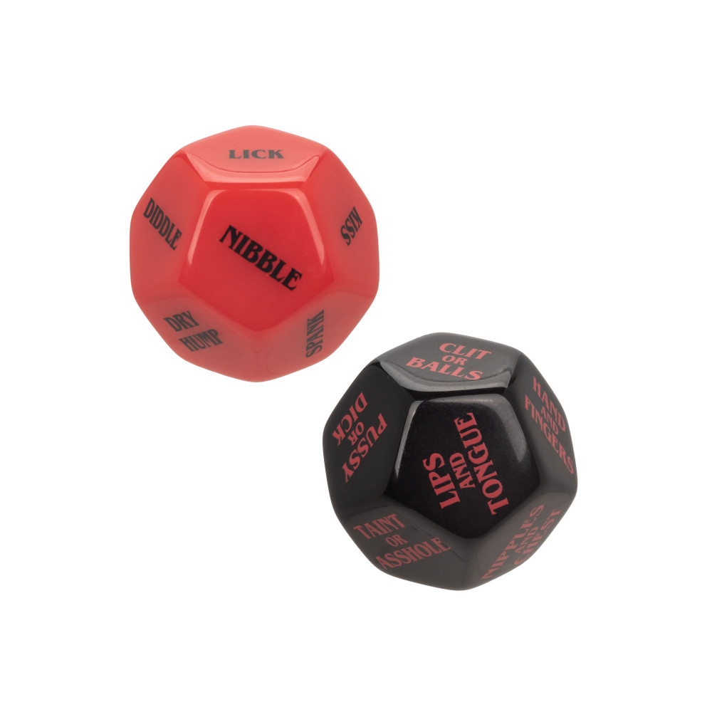 Игральные секс-кубики Roll Play - Naughty Dice Set, красно-черные, фото №5 — секс шоп Украина, NO TABOO