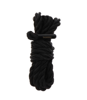 Веревка для связывания Taboom Bondage Rope, черная 1.5 метра, 7 мм - No Taboo