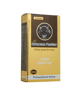 Спрей для продления полового акта (пролонгатор) Strong Ferocious Panther DELAY Spray for man 10 ml - No Taboo