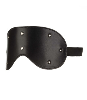 Маска на глаза черная кожа с заклепками NO TABOO - No Taboo