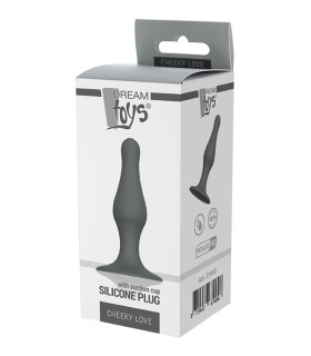 Анальная пробка DreamToys серая, 10.3 х 3 см - No Taboo