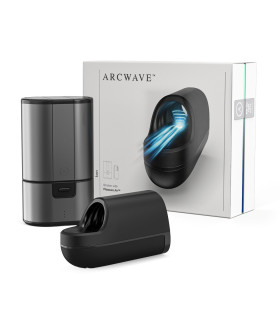 Мастурбатор чоловічий Arcwave Ion з хвильовою стимуляцією, чорний - No Taboo