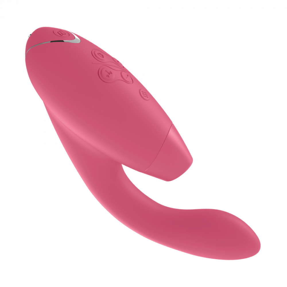 Бесконтактный вибратор-стимулятор Womanizer (Вуманайзер) Duo, Raspberry фото №4 — секс игрушки: Украина, NO TABOO