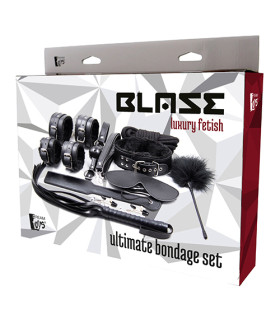 Набор БДСМ Dream Toys Blaze черный, 10 предметов - No Taboo