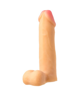 Насадка на страпон с мошонкой, киберкожа EGZO 17х 4,2 см, Vac-U-Lock - No Taboo