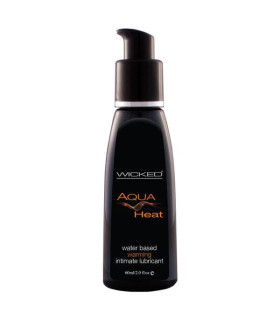 Возбуждающий и согревающий лубрикант WICKED AQUA HEAT, 60 мл - No Taboo