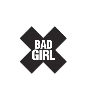 Пест у вигляді хрестиків з написом BAD GIRL, 2 пари в комплекті - No Taboo