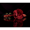 Кляп роза из силикона и итальянской кожи Rose Ball Gag UPKO, фото №13 — секс шоп Украина, NO TABOO