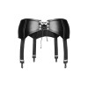 Пояс для чулок секси виниловый черный Noir Handmade S, фото №5 — секс шоп Украина, NO TABOO
