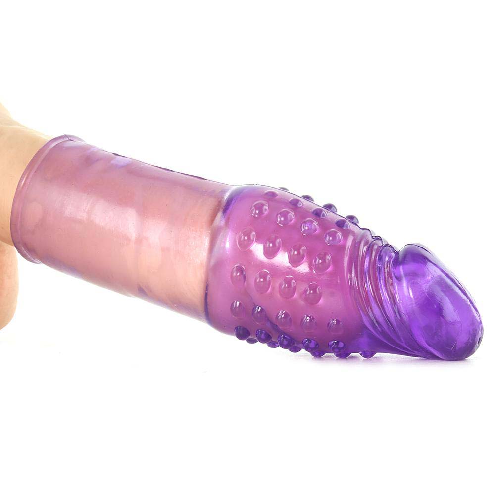 Насадка на член Mega Stretch Penis Extension, фиолетовый фото №2 — секс игрушки: Украина, NO TABOO