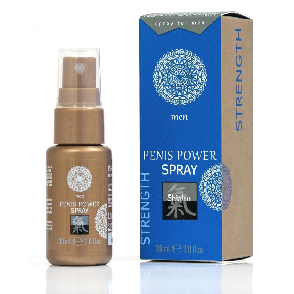 Спрей стимулирующий для мужчин SHIATSU Power Spray, 30 мл, фото №0 — секс шоп Украина, NO TABOO