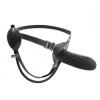 Страпон с накачкой из латекса, черный, Expander Inflatable Strap On фото №2 — секс игрушки: Украина, NO TABOO