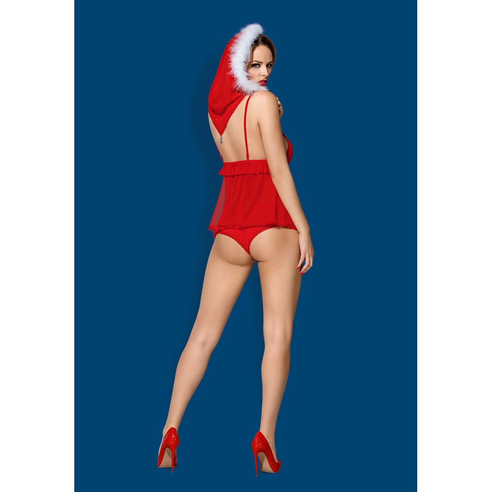 Комплект новогодний эротический из 4 частей, L/XL, фото №10 — секс шоп Украина, NO TABOO