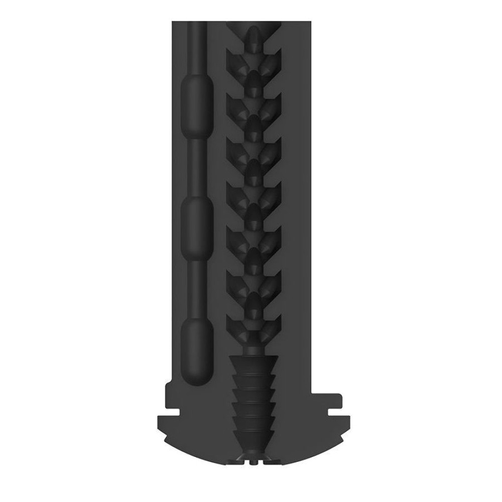 Сменная насадка мастурбатор Kiiroo Titan Sleeve, имитация анального отверстия, черная фото №2 — секс игрушки: Украина, NO TABOO