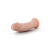 Фаллоимитатор реалистичный Blush Dr. Skin на присоске, бежевый, 20.3 х 5 см фото №4 — секс игрушки: Украина, NO TABOO