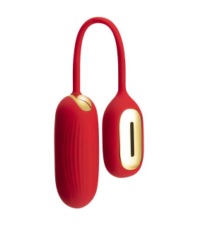 Виброяйцо Svakom Muse с музыкальной функцией вибрации, красное, 29.5 х 3.5 см - No Taboo