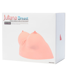 Мастурбатор-вагина с грудью, реалистичная, киберкожа, Kokos Juliana Breast - No Taboo