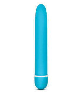 Вагінальний вібратор Blush, блакитний, 18 см х 3 см - No Taboo