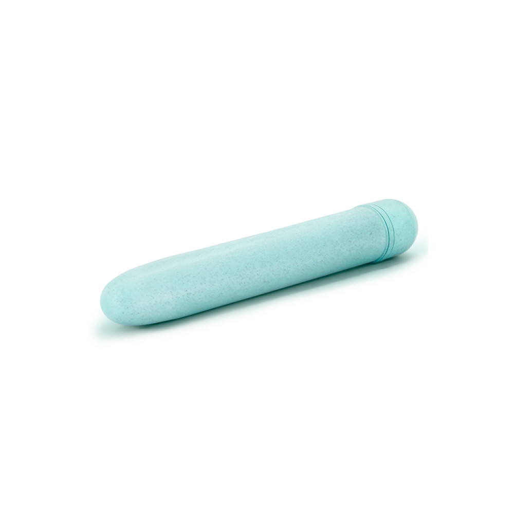 Вибратор эко из биоразлагаемого пластика Blush Eco Bio Feel голубой, 18 см х 2.5 см фото №3 — секс игрушки: Украина, NO TABOO