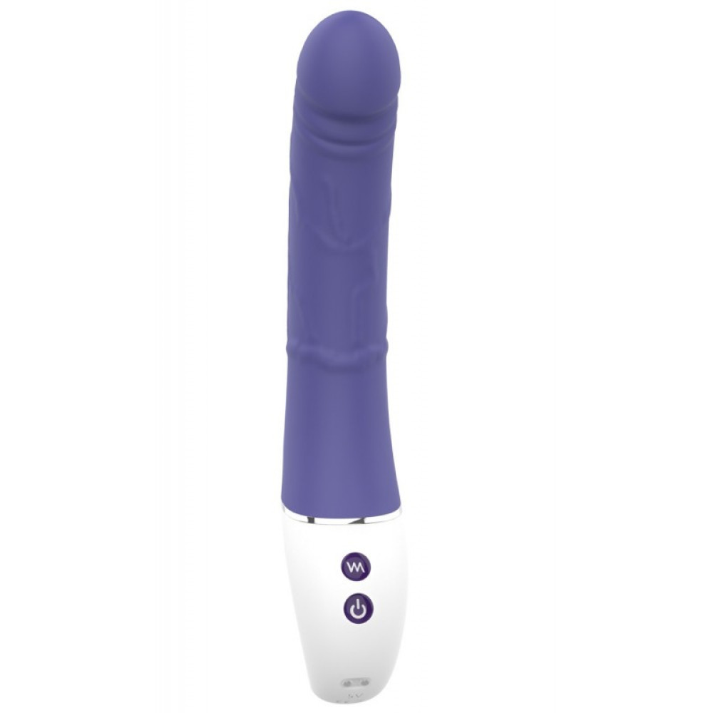 Вибратор Dream Toys Essentials для двойного проникновения, фиолетово-белый, 23.5 х 4.2 см фото №2 — секс игрушки: Украина, NO TABOO