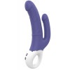 Вибратор Dream Toys Essentials для двойного проникновения, фиолетово-белый, 23.5 х 4.2 см фото №1 — секс игрушки: Украина, NO TABOO