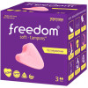 Софт-тампоны для секса Freedom Mini 3шт, фото №1 — секс шоп Украина, NO TABOO