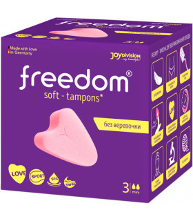 Софт-тампони для сексу Freedom Mini 3шт - No Taboo