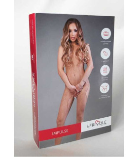 Комбинезон бежевый с дырками по бокам рисунком S/L - No Taboo