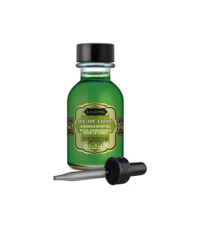 Масло для поцелуев съедобное с разогревом Kama Sutra OIL OF LOVE The Original 22 ML - No Taboo