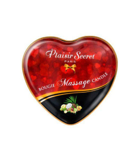 Массажная свеча сердечко Plaisirs Secrets Exotic Fruits 35 мл - No Taboo