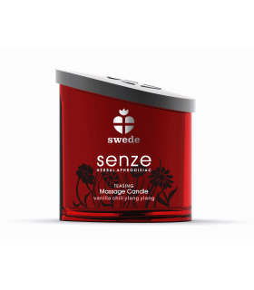 Массажная свеча SWEDE, 150 мл, Senze Teasing Vanille Chili Ylang Ylang - No Taboo
