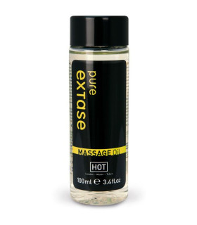 Массажное масло HOT Pure Extase с цветочным ароматом, 100 мл - No Taboo