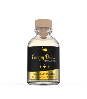 Масажний гель Intt Energy Drink, 30 мл, із зігріваючим ефектом - No Taboo