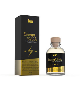 Масажний гель Intt Energy Drink, 30 мл, із зігріваючим ефектом - No Taboo