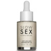 Мерцающее сухое масло для тела и волос Slow Sex by Bijoux Indiscrets Intimate Shimmer Oil с кокосовым ароматом, 30 мл, фото №2 — секс шоп Украина, NO TABOO