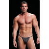 Эротические мужские cтринги молнии спереди LOW-RISE G-STRING GREY, L/XL, фото №1 — секс шоп Украина, NO TABOO