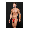 Мужские cтринги с молнией спереди MICROFIBER LOWRISE ZIP THONG RED, (One size), фото №1 — секс шоп Украина, NO TABOO