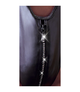 Сексуальное мужское боди из спандекса с молнией S/M - No Taboo