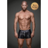 Шорты с декоративными полосками из винила H006 от Noir Handmade XL, фото №1 — секс шоп Украина, NO TABOO