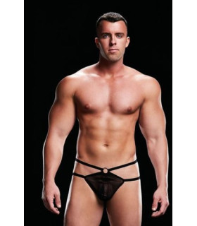 Трусы мужские LOW-RISE G-STRING BLACK, M/L - No Taboo
