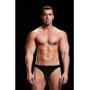 Трусы мужские с открытой попой (джоки) LOW-RISE BRIEF-BLACK, M/L, фото №1 — секс шоп Украина, NO TABOO
